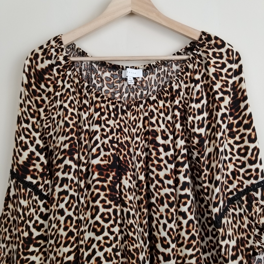 Fever Animal Print Top Large - Picture 2 of 6